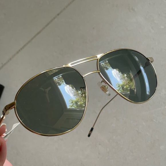 New with case MONTBLANC
61MM Pilot Sunglasses
YELLOW GREEN, One Size - Picture 5 of 17